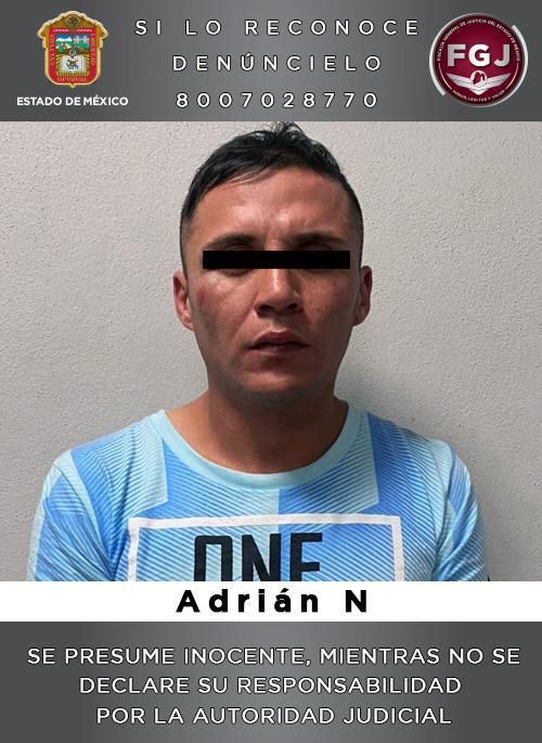 #por extorsión detienen a Adrian "N" en Tecámac, Estado de México