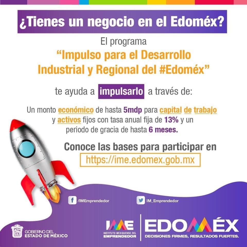 Llama el gobierno del edomex al #sector empresarial a participar en programa #Impulso para el Desarrollo Industrial y Regional 
