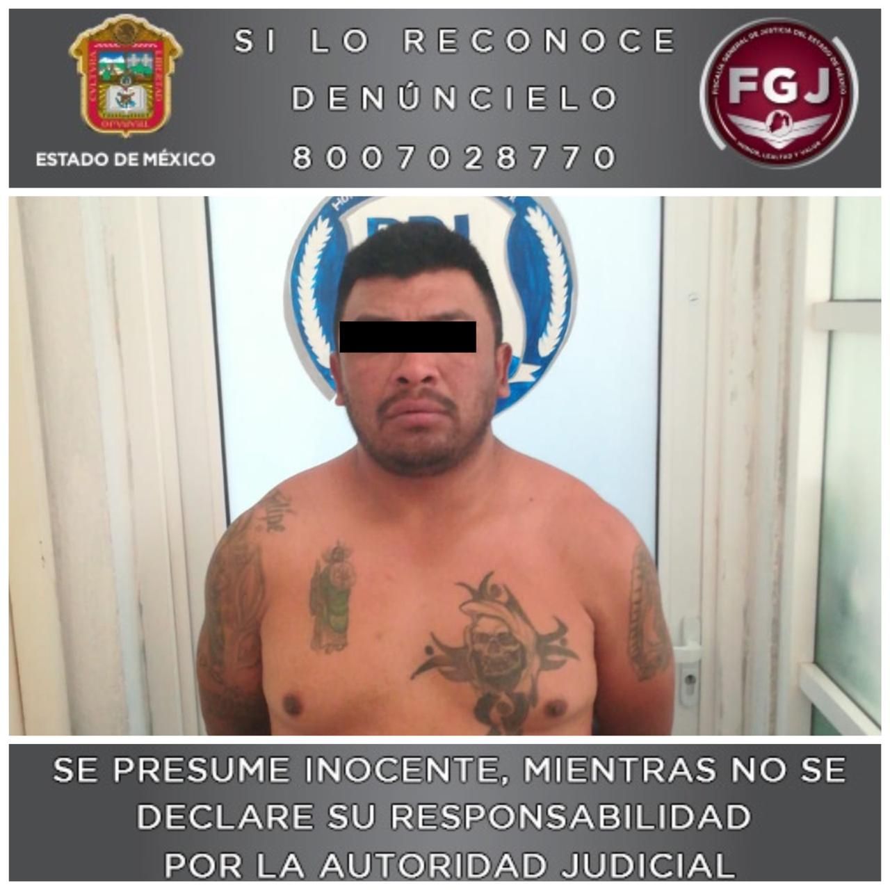 #Detienen a Humberto El "Choy"en Cuautitlan Izcali asaltaba a pasajeros del servicio público