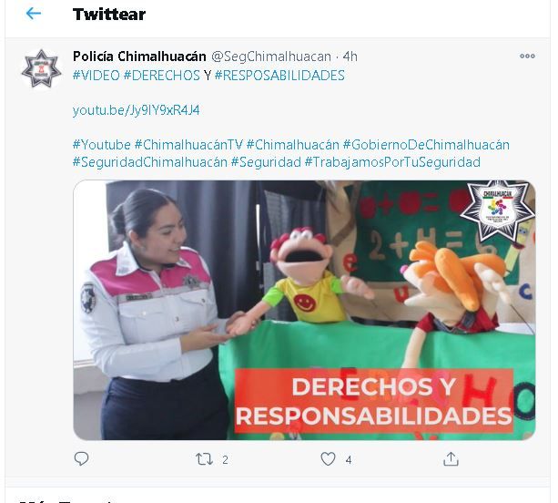 Policía de Chimalhuacán celebra Día de Reyes de manera virtual