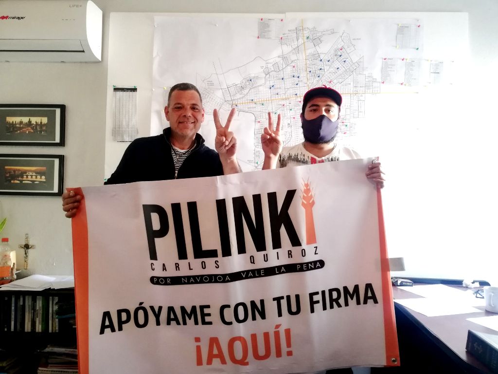 Carlos Quiroz "pilinki" para la presidencia municipal de Navojoa. 