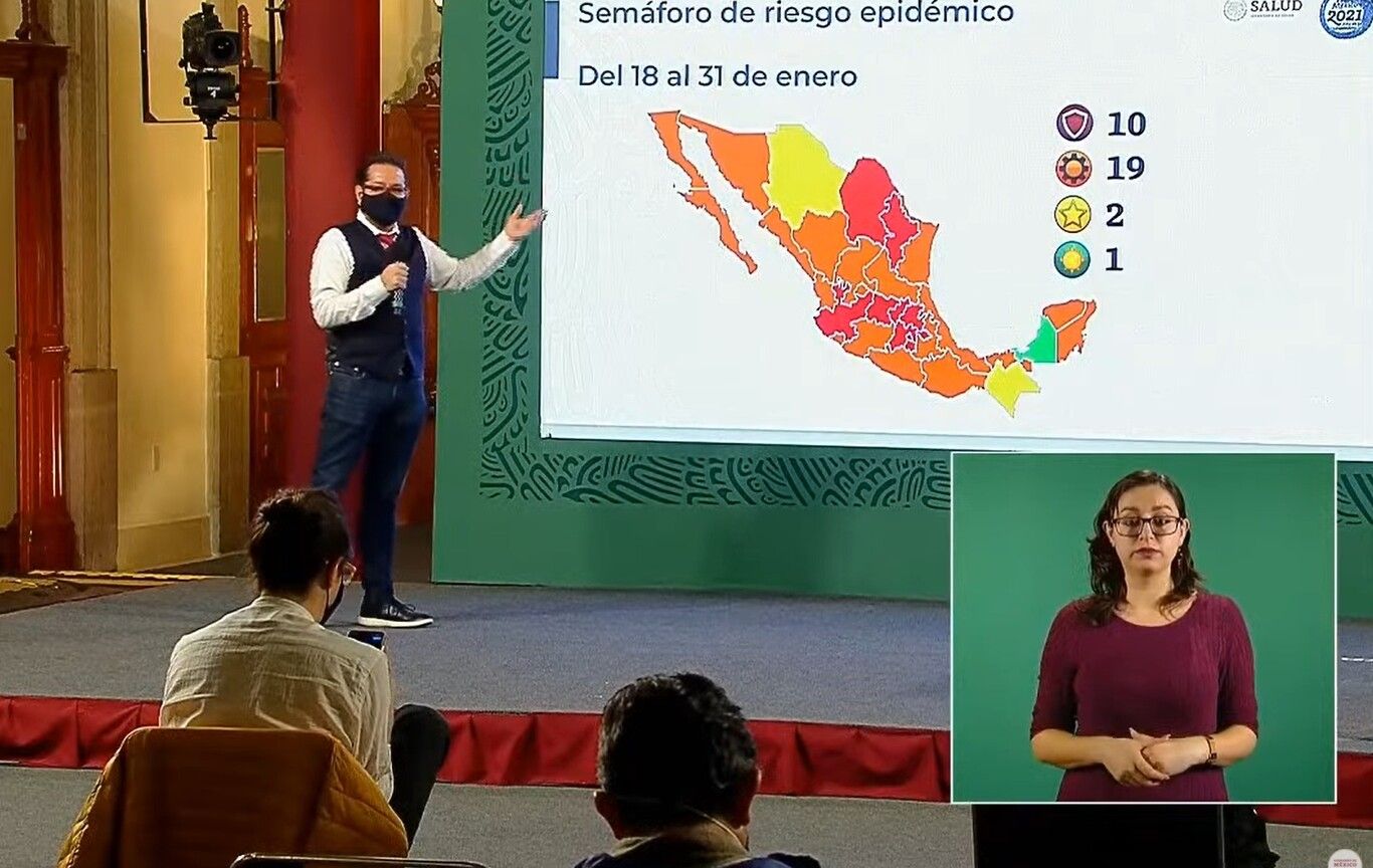 Por no acatar medidas sanitarias, Hidalgo está dentro de las 10 entidades en rojo