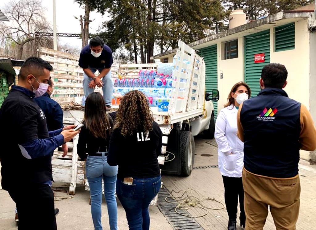 El Voluntariado de la Secretaría del Trabajo entrega donativos a hospitales del Valle de Toluca