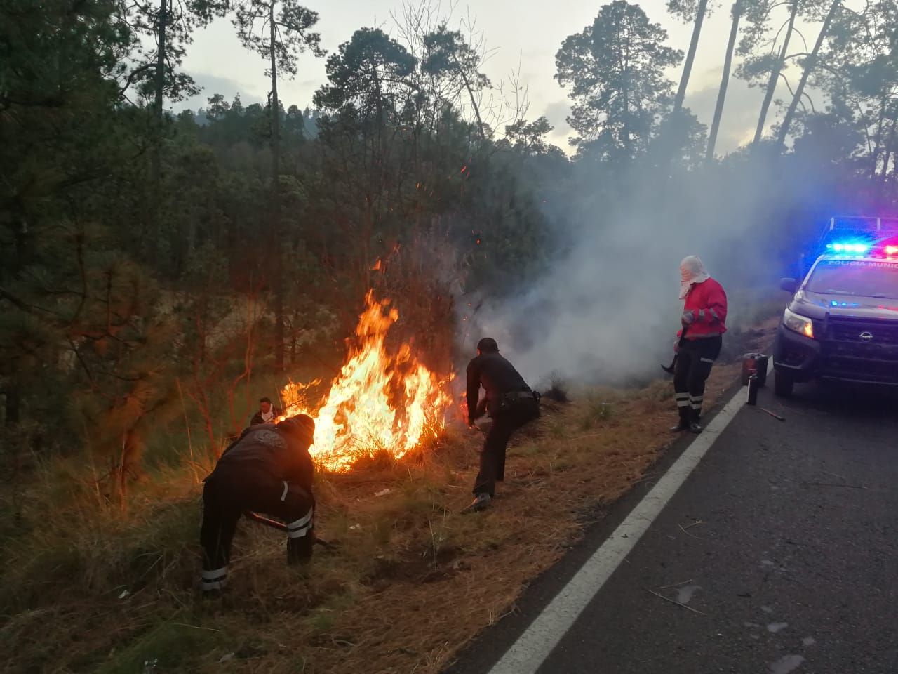 #Prevenir incendios  forestales en Ixtapaluca, responsabilidad conjunta