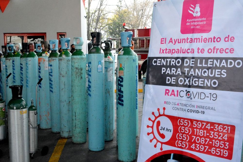 #Ixtapaluca cuenta con centro de llenado gratuito para tanques de oxígeno: Maricela Serrano 