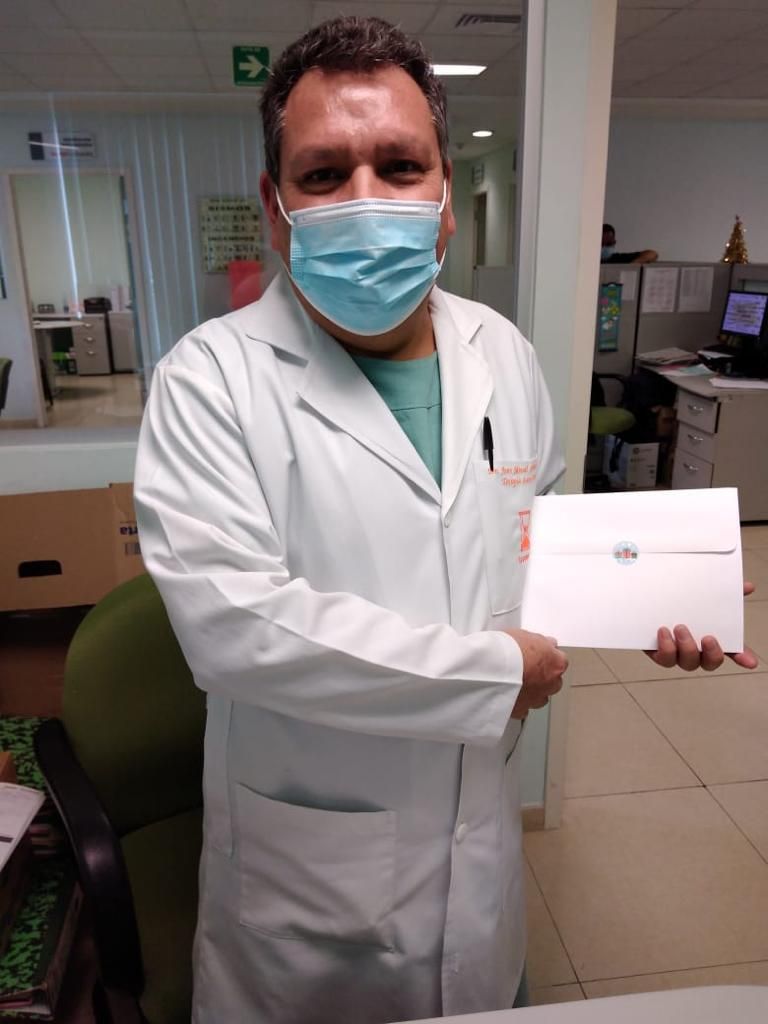 Pacientes recuperados envían cartas de agradecimiento a médicos del ISSEMYM