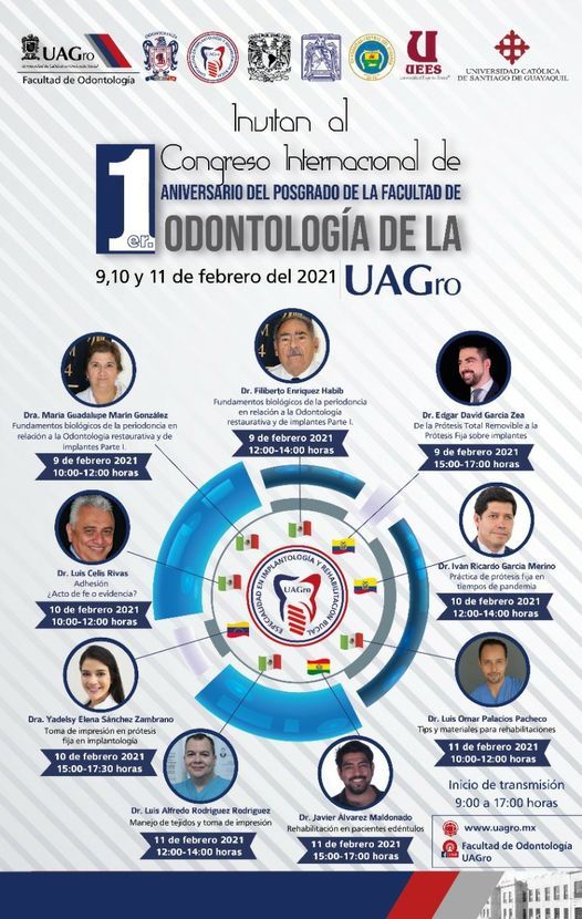 Invita Javier Saldaña al Congreso Internacional de Odontología del 9 al 11 de febrero del 2021