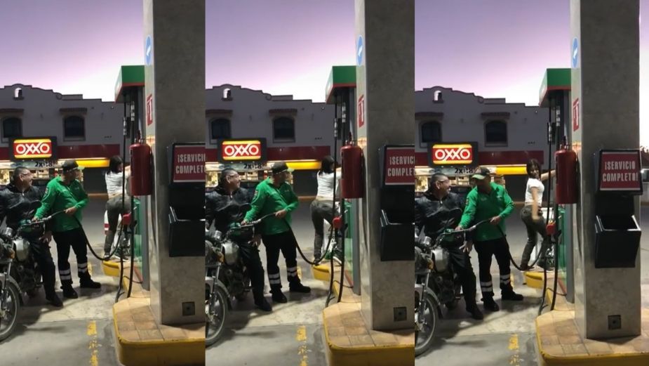 VIDEO VIRAL TIKTOK: Mujer causa furor tras ’ofrecer’ SENSUAL BAILE mientras despacha gasolina
