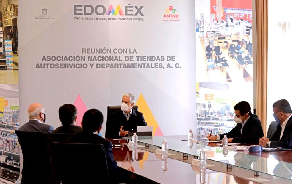 Alfredo del Mazo sostiene reunión con los integrantes de la Asociación Nacional de Tiendas de Autoservicio y Departamentales

