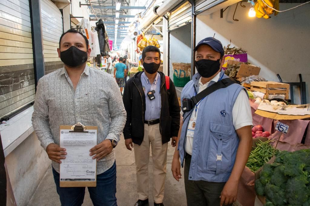 En Córdoba notifican a comerciantes de mercados municipales sanciones en caso de no aplicar medidas sanitarias
