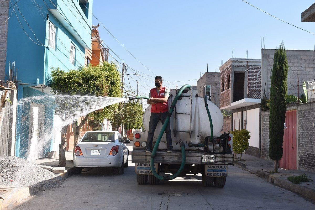 Programas de desinfección realiza el sistema de ODAPAS en los barrios de Jugueteros y Arturo Montiel