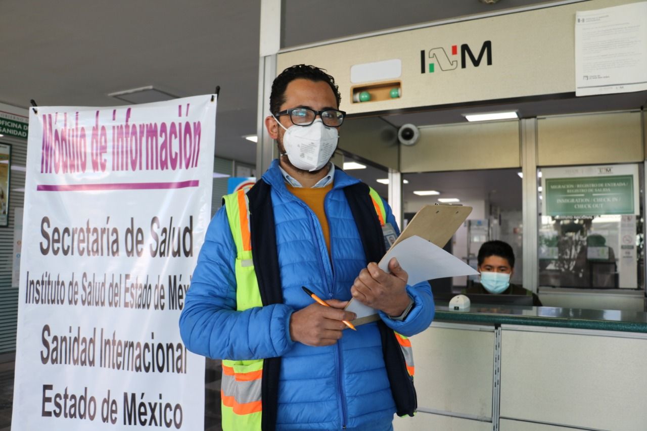 Logra EDOMÉX 159 mil acciones de prevención y diagnóstico a COVID-19 en Aeropuerto Internacional de Toluca