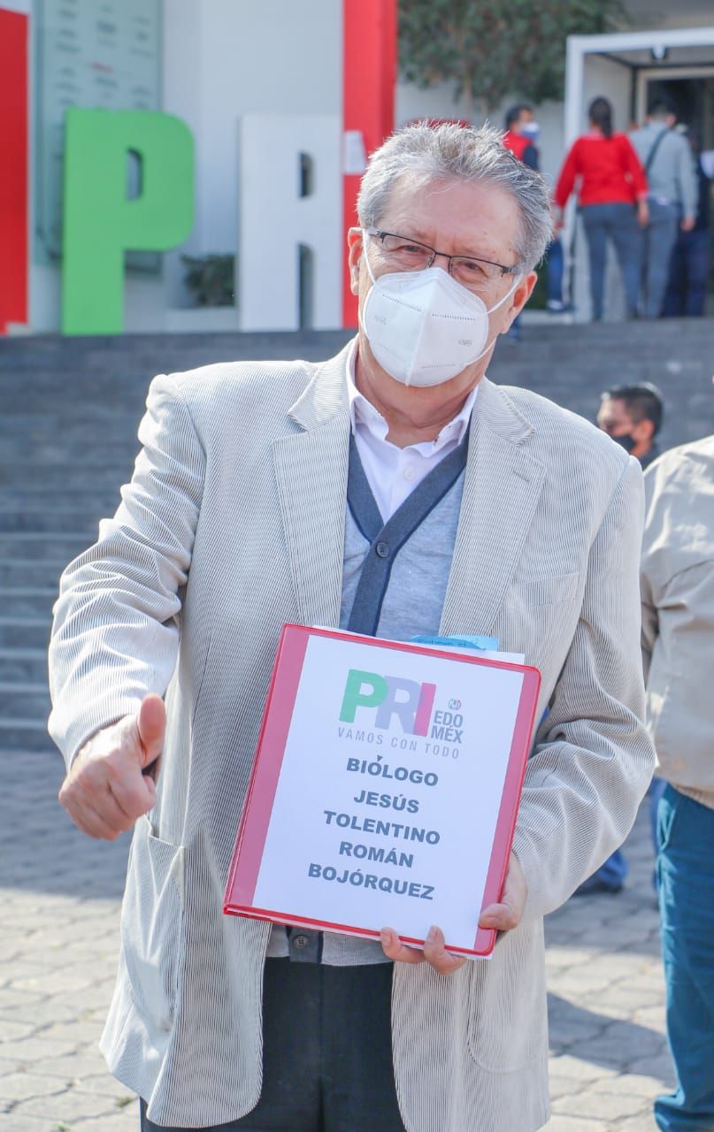 Va Tolentino Román Bojorquez por la reelección en Chimalhuacán