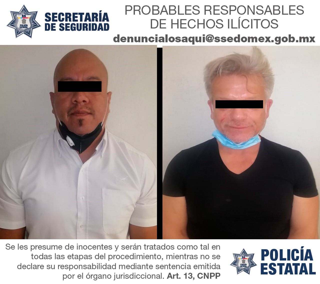 #Detienen policías a dos extorsionadores en Naucalpan