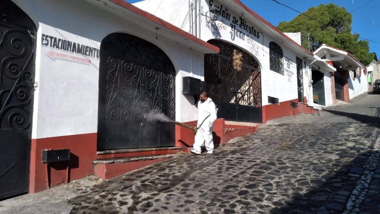 El gobierno de Taxco no baja la guardia ante la lucha contra el Covid-19. 