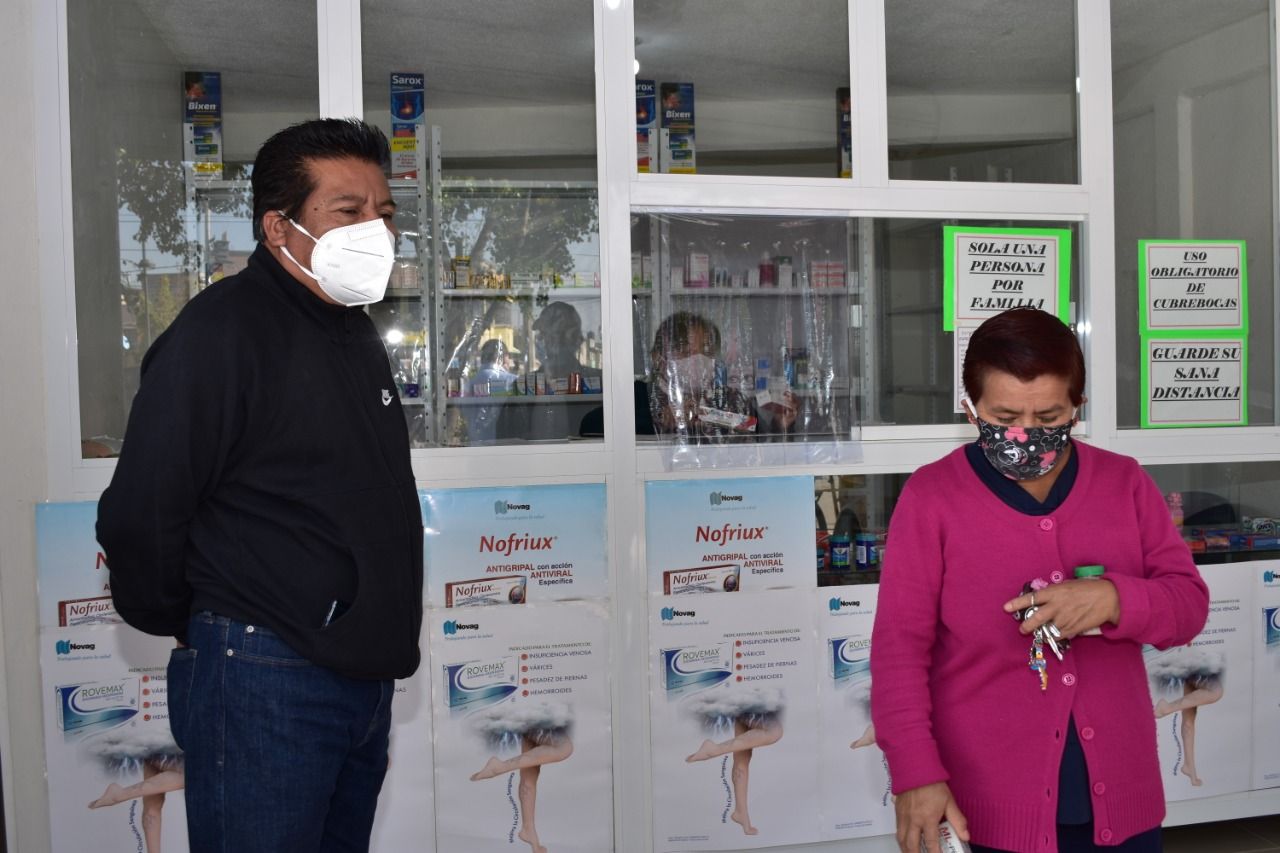 Instalan clínica y farmacia comunitaria en Ecatepec para ayudar a pacientes Covid
