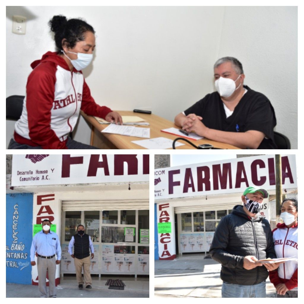 Instalan clínica y farmacia comunitaria en Distrito 21 de Ecatepec