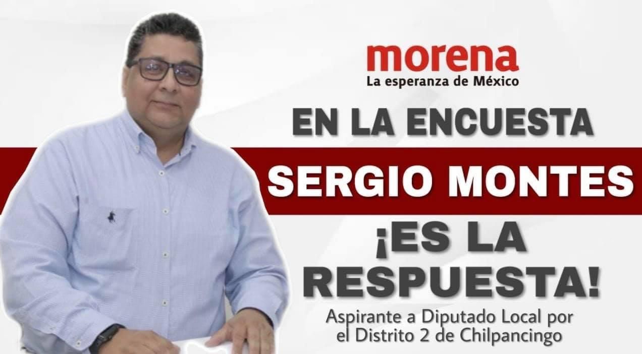 Va Sergio Montes por una diputación local por el Distrito 2 de Chilpancingo