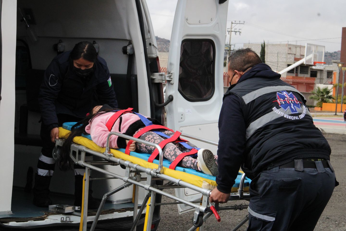 #Helicóptero El Guerrero coordina acciones de Rescate en Chimalhuacán
