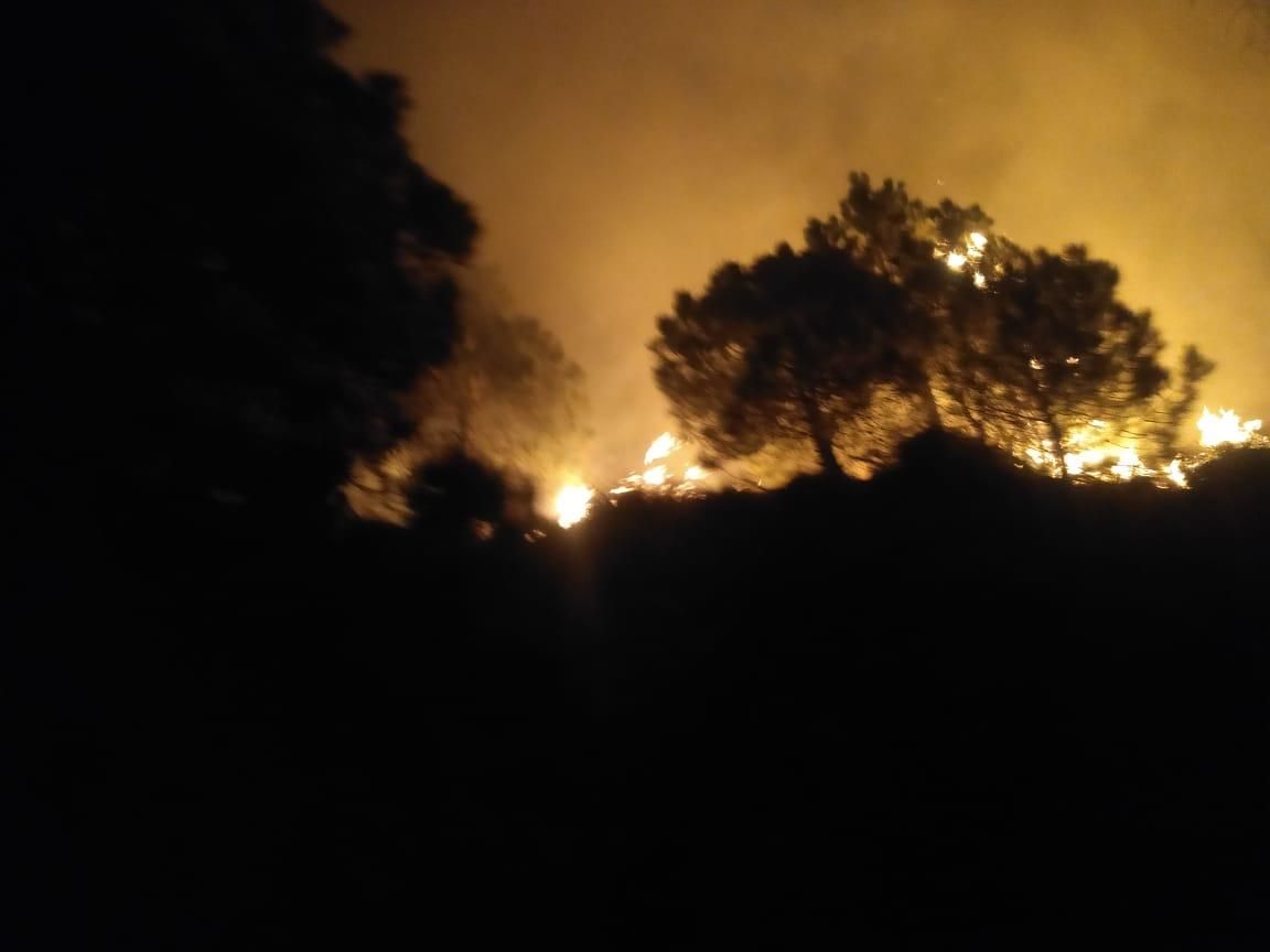 Atiende PROBOSQUE incendio en Jocotitlán