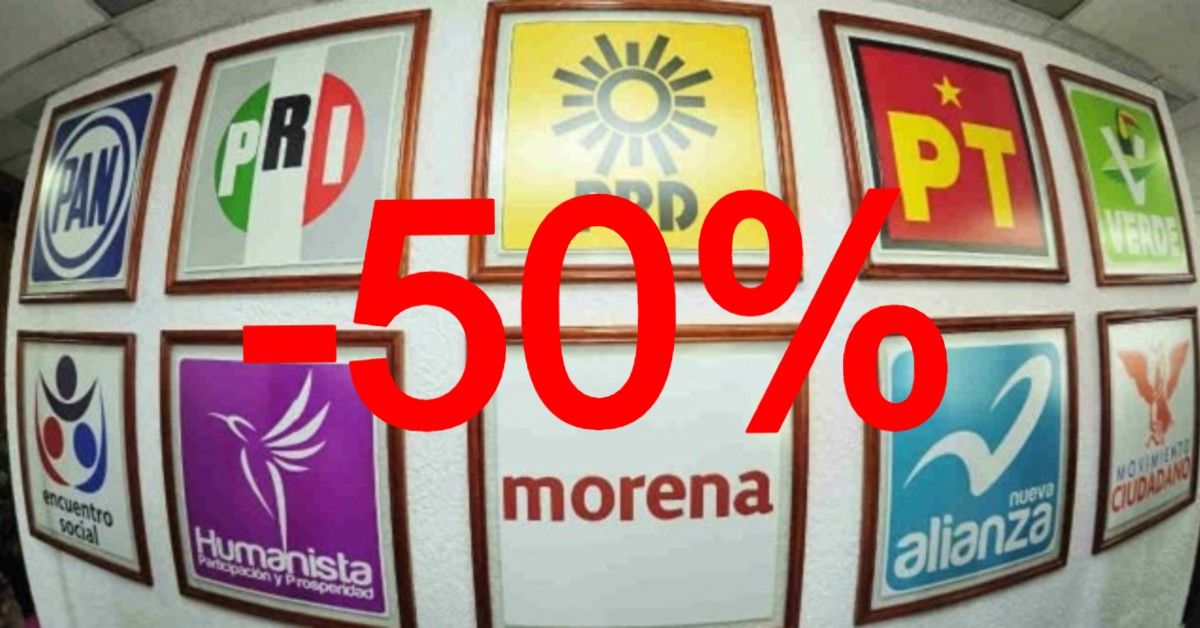 Propone Morena reducir recurso a partidos a la mitad