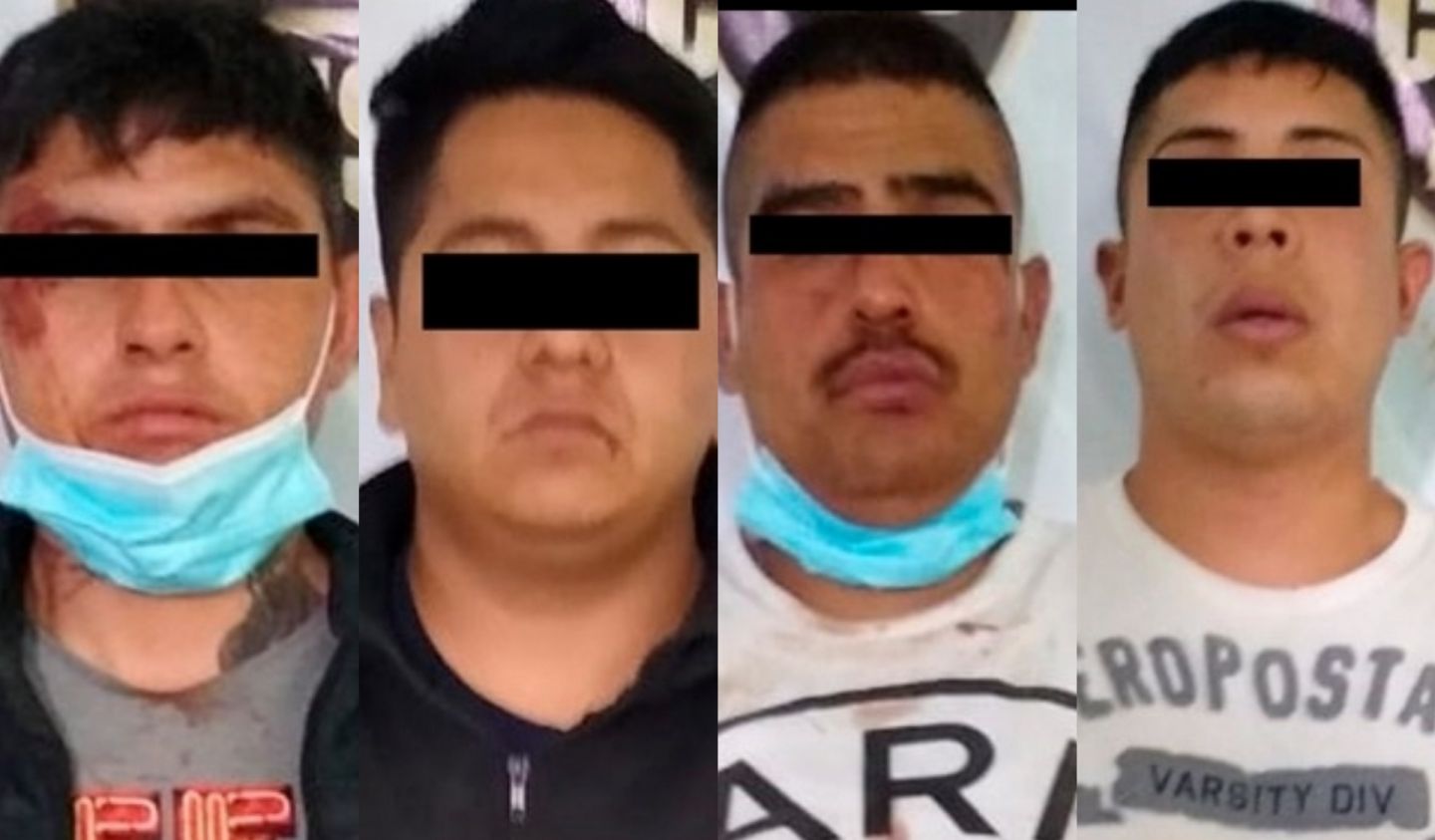 Detienen a cuatro presuntos extorsionadores en Chimalhuacán 