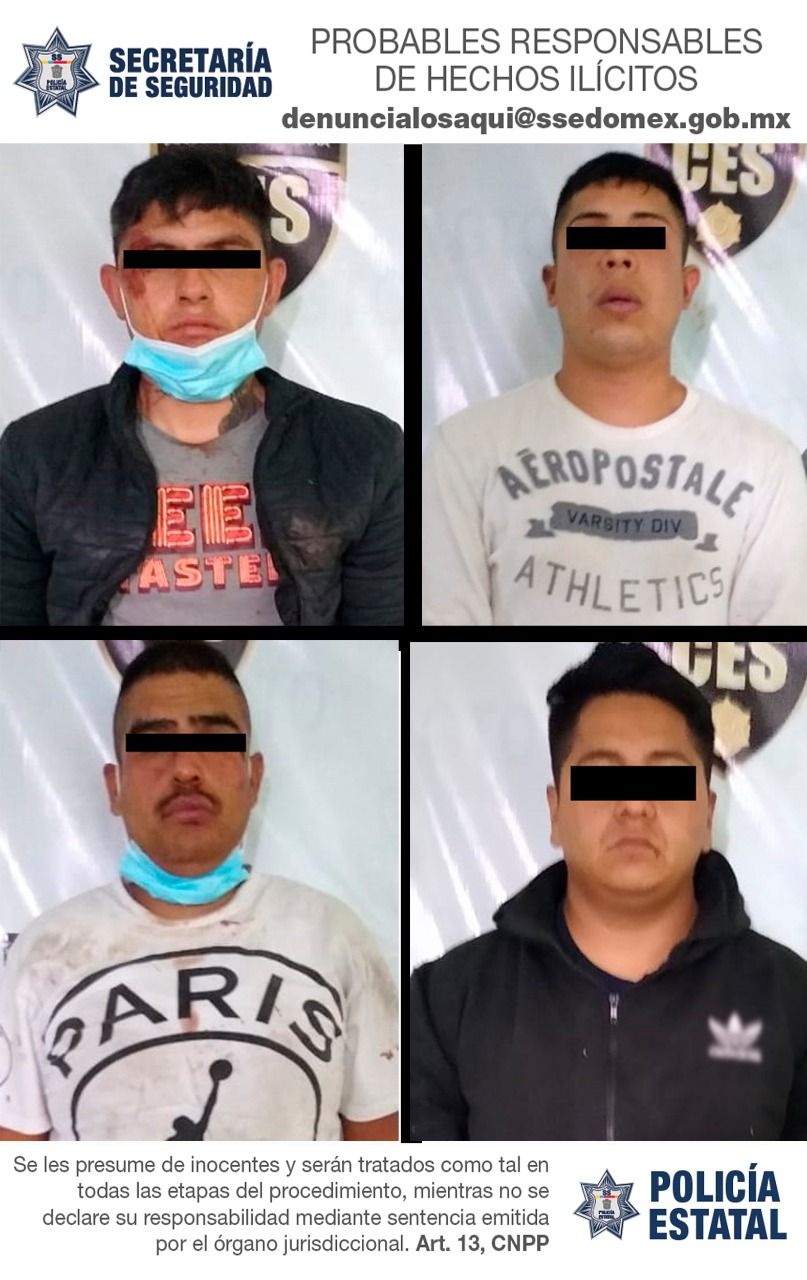 #Detienen a banda de extorsionadores que operaba en Chimalhuacán