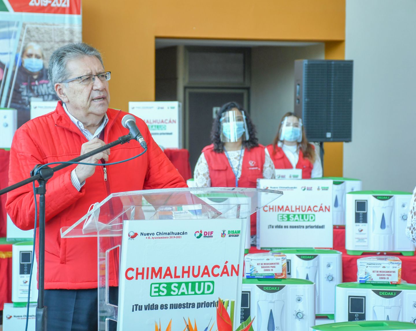 Chimalhuacán es referencia nacional en estrategias para enfrentar al COVID-19: Tolentino Román