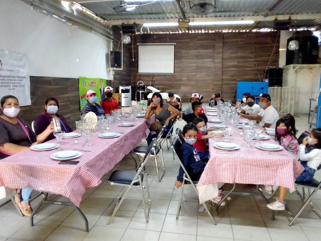 Entrega JAPEM donativo a comedor comunitario para menores en Ixtapaluca