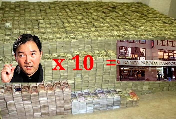 Dinero confiscado en Andorra es 10 veces lo incautado a Ye Gon  