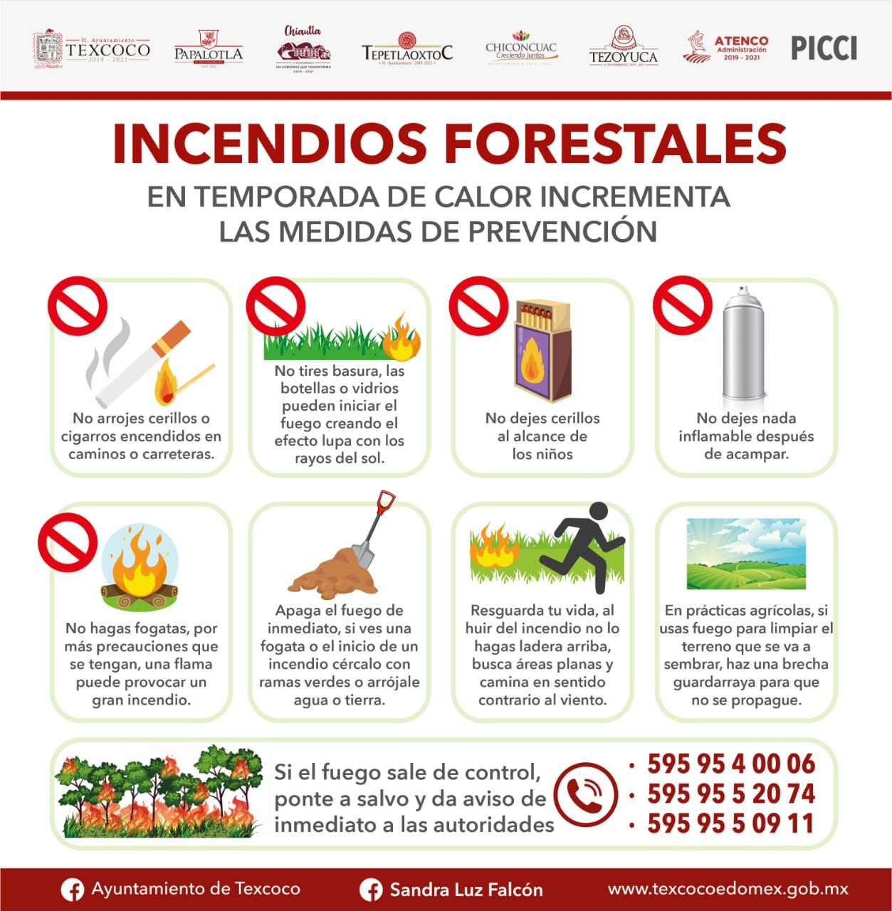Presentan en Texcoco el Plan Intermunicipal de Contingencia Contra Incendios 2021