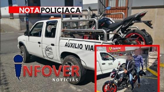 Detiene Policía Ministerial A dos jóvenes con Motocicleta robada
