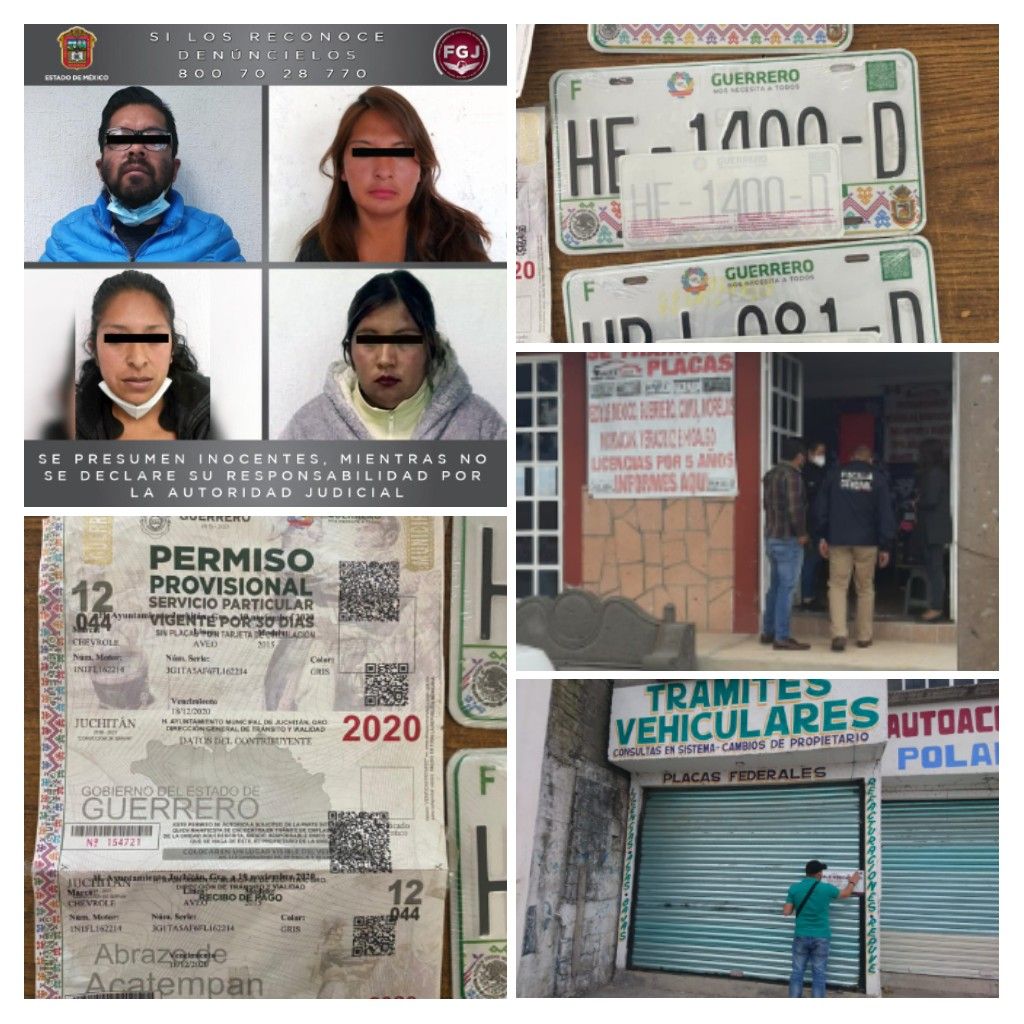 Asegura FGJEM establecimientos en Atlacomulco, San Felipe del Progreso y Aculco dónde al parecer expedían licencias ilegales