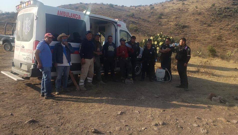 Protección Civil logran mitigar con éxito fuego en sierra de Chiautla
