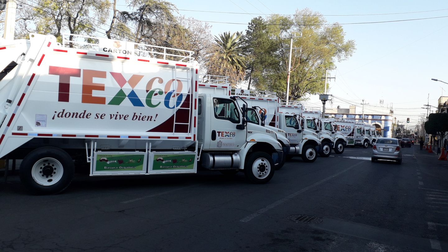 10 Camiones Recolectores de Basura tendran "Los TEXCOCANOS"