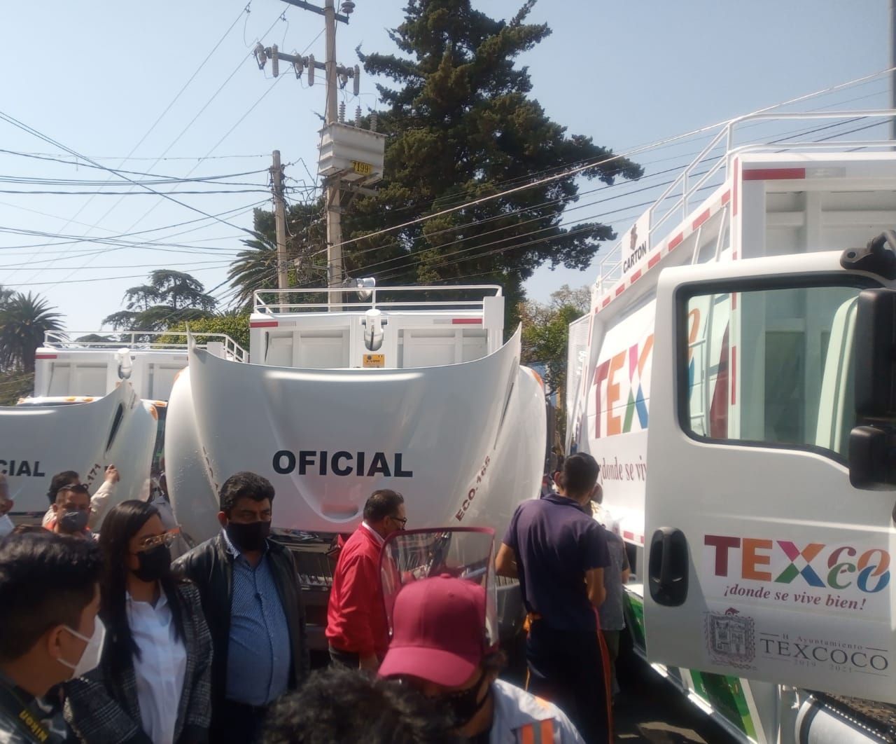 #Texcoco cuenta con 10 camiones más para la recolección de basura