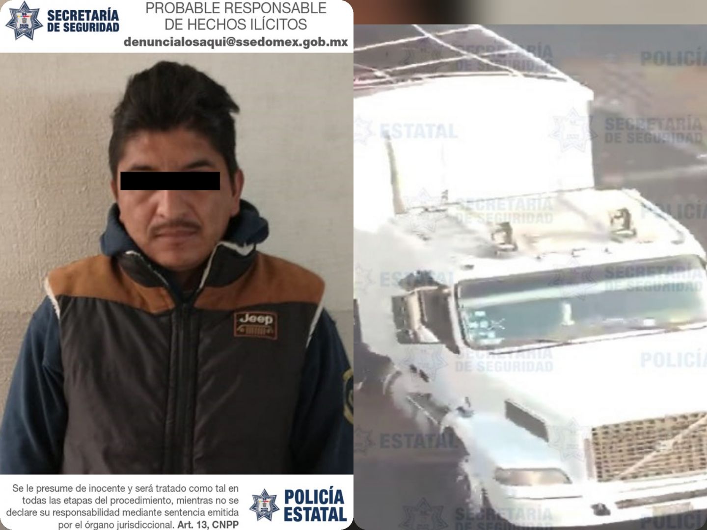 Camión con reporte de robo es recuperado en la Magdalena Panoaya Texcoco