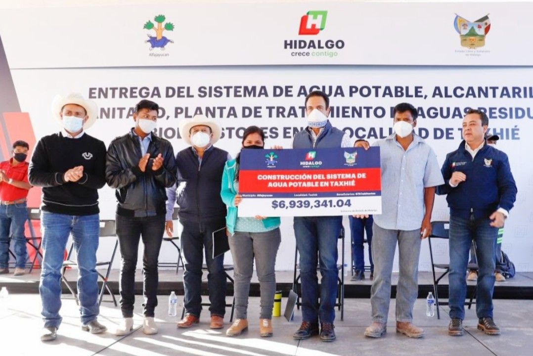 Población más vulnerable de Hidalgo por primera vez con acceso a los servicios básicos 