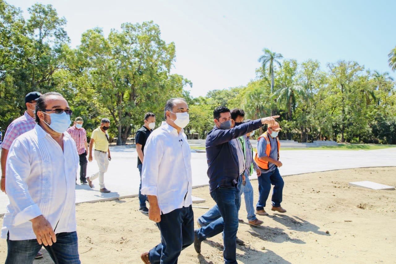 El parque Papagayo será un espacio digno para las familias acapulqueñas y turistas, señala el gobernador Astudillo 