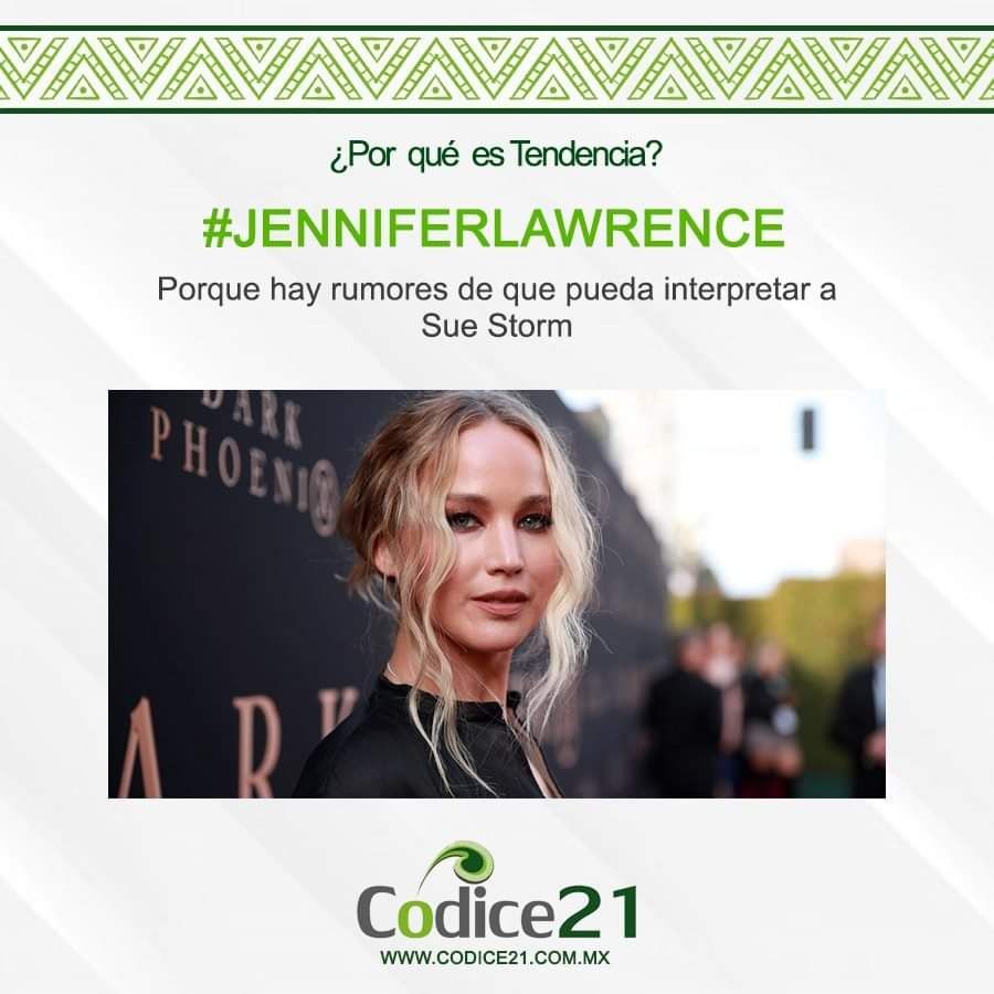 Hay rumores de qué Jennifer Lawrence puede interpretar a Sue Storm 