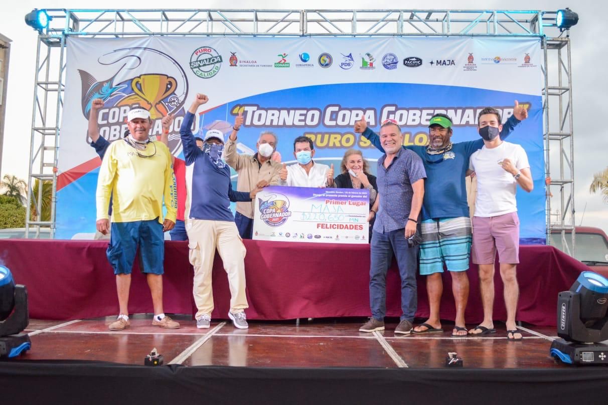 Todo un éxito el torneo de pesca ’Copa Gobernador 2021, Puro Sinaloa’