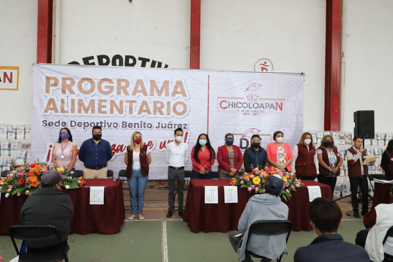 #Nancy Gómez presidenta municipal de Chicoloapan: lleva a cabo el #Programa Alimentario a familias #vulnerables de esta región mexiquense 