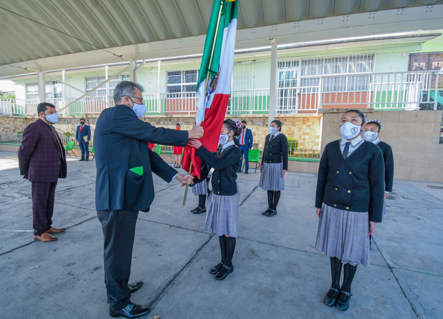 #Chimalhuacán conmemora el Día de la Bandera