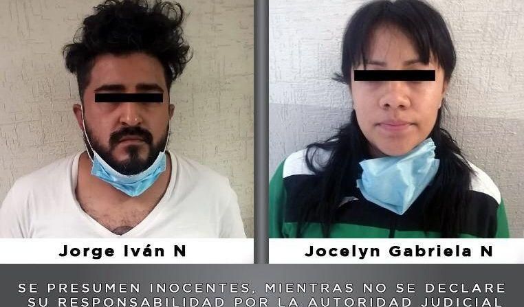 Pareja es detenida por homicidio de tres hombres en San Bernardino, Texcoco; dejaron mensaje intimidatorio 