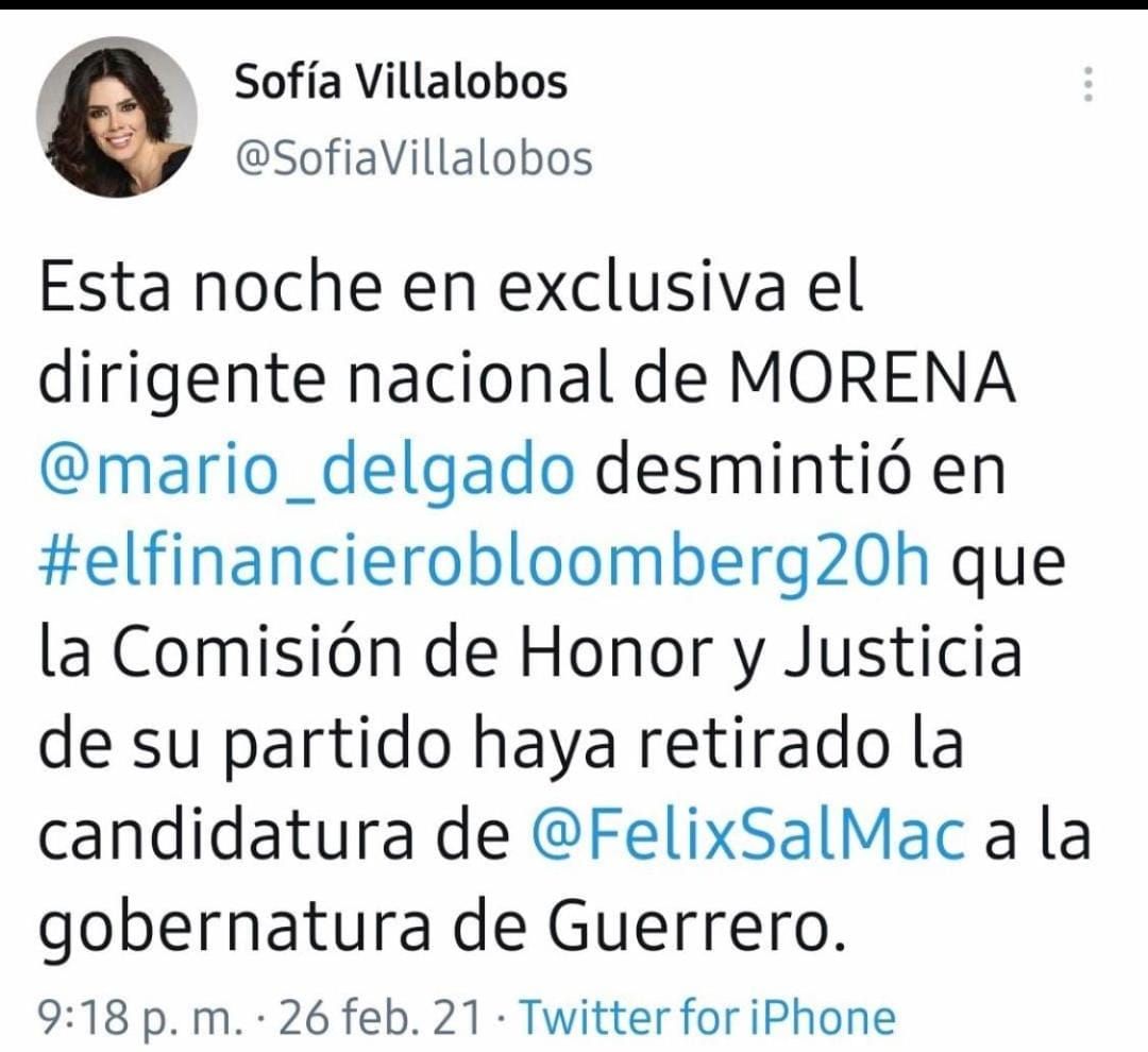 ’Se mantiene Félix Salgado como candidato’, aclara la dirigencia nacional de Morena