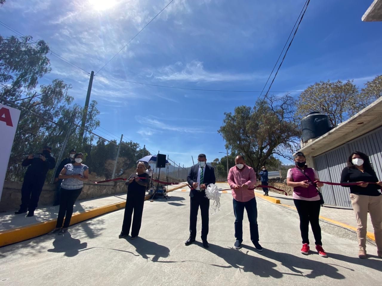Darwin Eslava realizó la entrega de la calle Tamaulipas
