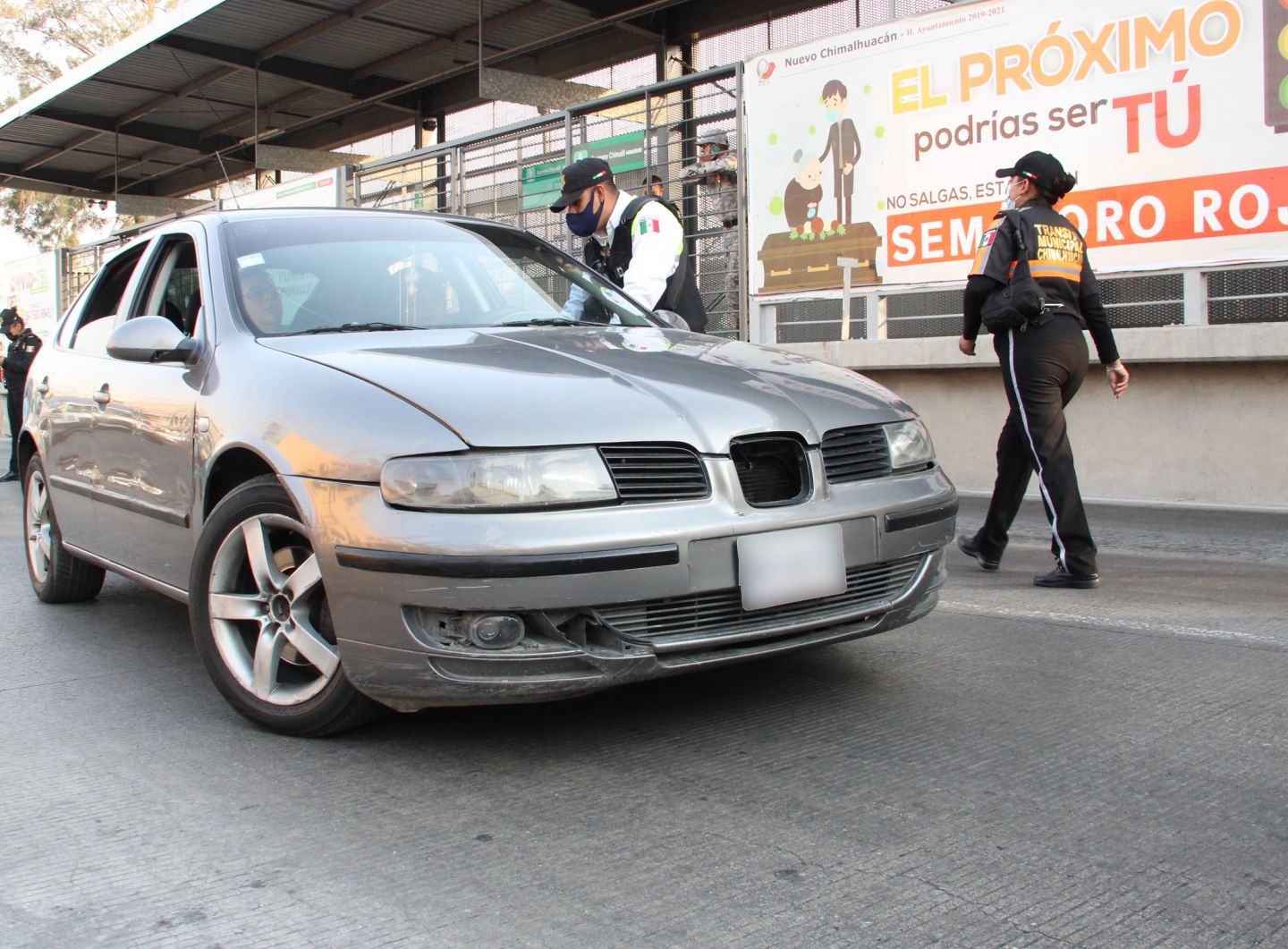 En Chimalhuacán previenen accidentes en carril confinado del Mexibús