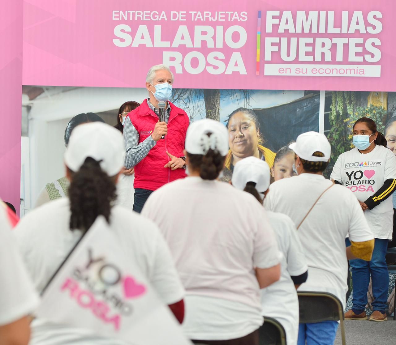 Sigue siendo el #Salario rosa un apoyo importante para las familias mexiquenses durante la pandemia: Alfredo del Mazo 