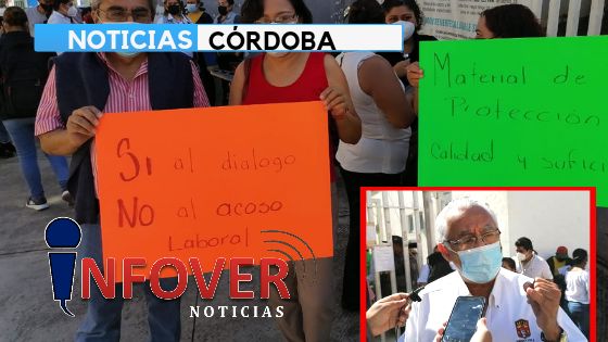 Protestan trabajadores de la Jurisdicción Sanitaria número 6 en Córdoba: ’¡Los trabajadores ya estamos cansados!’ 