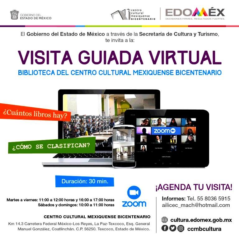 El CCMB ofrece visitas guiadas virtuales en su biblioteca y exposición ’México 70’